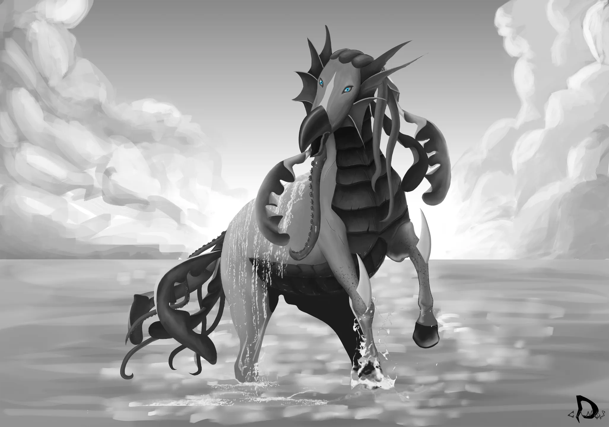 Vinéa — illustration de personnage réalisée sur commande par Deanos